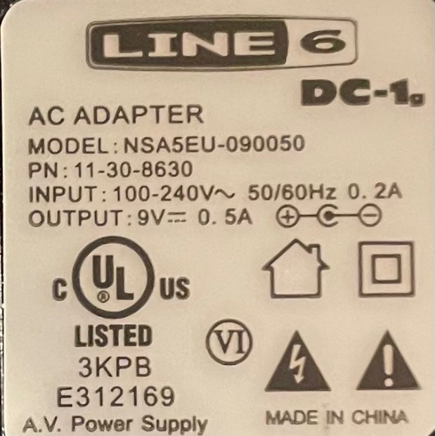 Line 6 Power supply